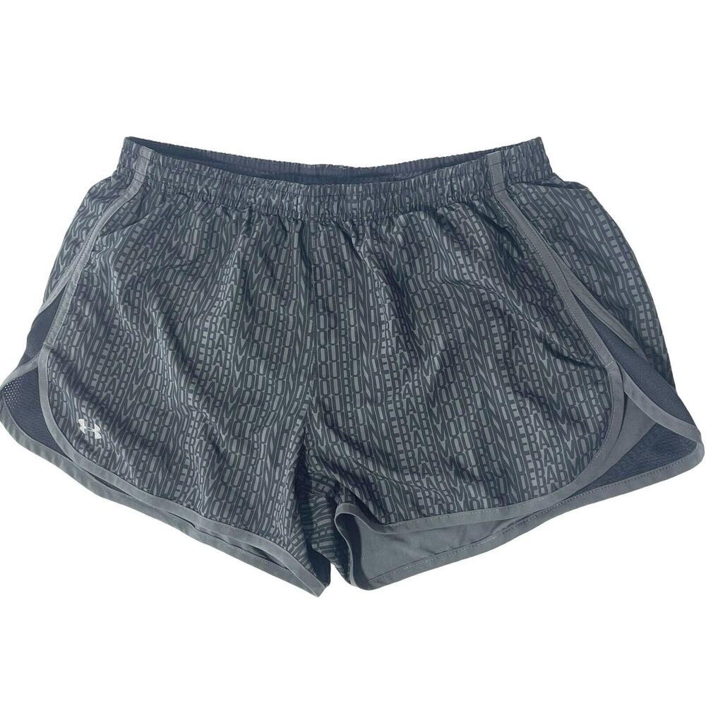 Under Armour Size M Women's UA Mileage 2.0 Printed Shorts w/ Built In Briefs